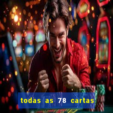 todas as 78 cartas do tarot